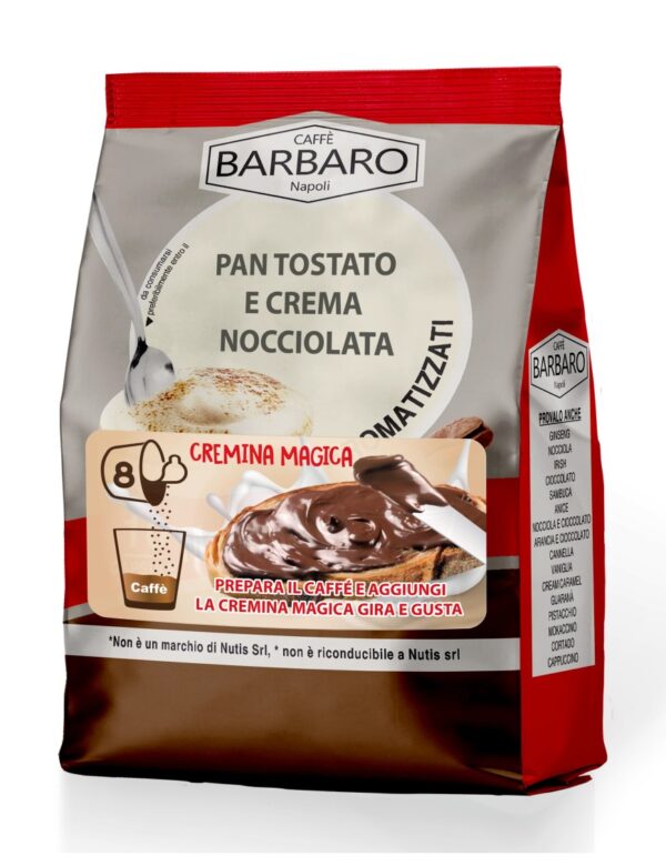 BARBARO cremina magica nocciola cioccolato e pantostato